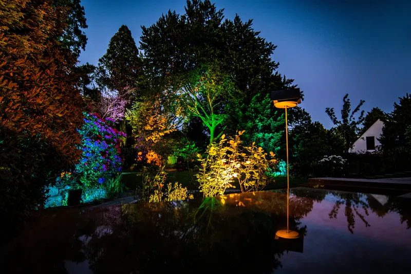 Lichtprojekt Designer Garten