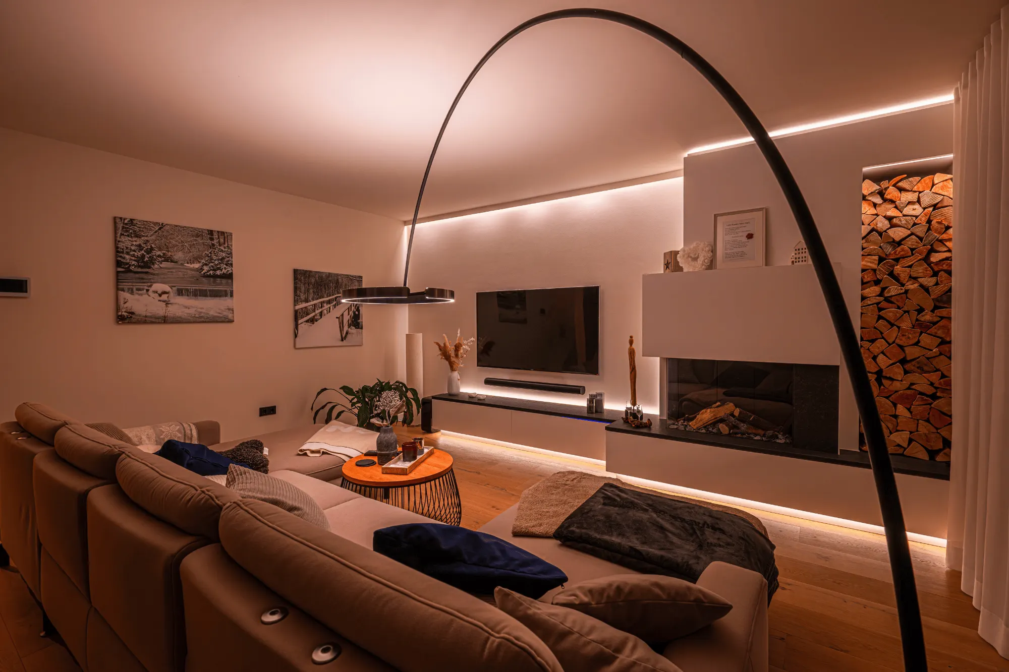 Lichtprojekt Design Interior von Moreno Licht mit Effekt