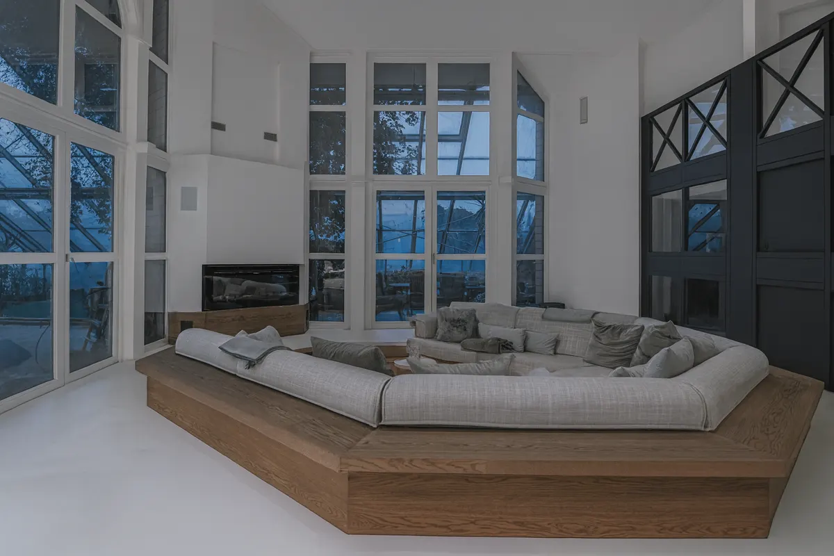 Die Loft mit Sitzlandschaft ohne das Lichtkonzept